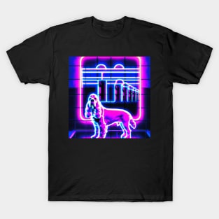 Neon Spaniel Clumber T-Shirt